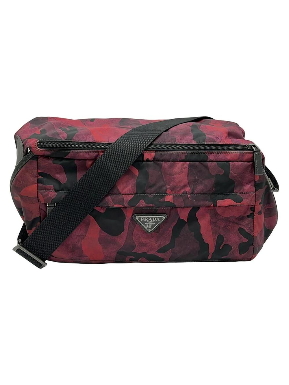 Prada Bordeaux Purple Black Nylon #373073P58B